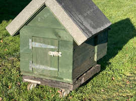 Hand made solid chicken coop