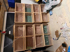 Wooden breeding cages