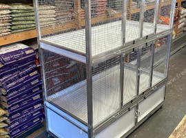 Double Flight Budgerigar Cage