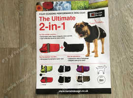 NEW The Ultimate Danish Design Hi-Viz Lined Dog Coat