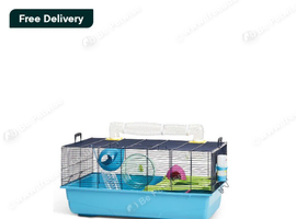 Big hamster cage comes with loads of accessories