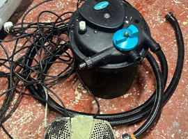 Pond uv filter and pump/ water feature
