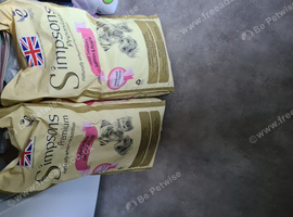 2 x 12kg SIMPSONS PREMIUM SENSITIVE DRY DOG FOOD