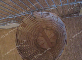 6 x wicker canary nest pans