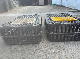 Poultry crates x2