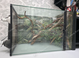 Large exo terra vivarium and stand