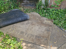 Selection of used rubber mats