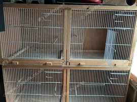 Budgie or finch breeding cages x 2 doubles good condition &pound;10 each