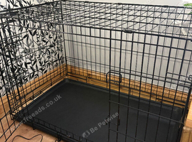 Two dog crates available to suit medium sized dogs
