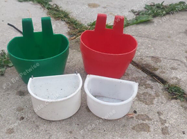 Bird plastic feeder