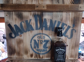 Jack Daniel's rustic shelf