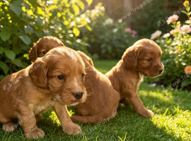 Cocker spaniel pups