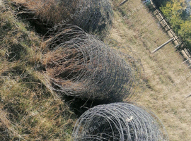 Used rolls stock fence
