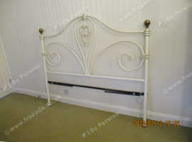 HEADBOARD, KING SIZE, CAST IRON
