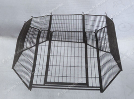 Yaheetech 8 panel metal dog playpen
