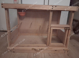 Wooden bird cage