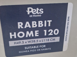 A rabbit cage in good condition