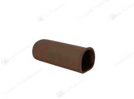 D- shape ceramic breeding hiding fish cave Pleco Catfish Cichlid aquarium dcor