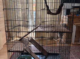 Foldable cage/playpen for pets