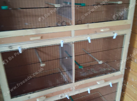 Block of 6 cages like new