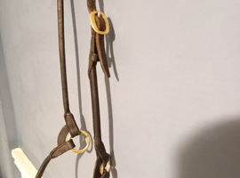 Arab Show Headcollar/Halter Rolled Leather