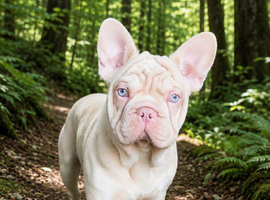 Pink velvet frenchie