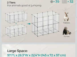 Small animal play pen & accessories