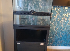 45 by 45 by 45 Exo Terra Terrarium plus unit & accessories