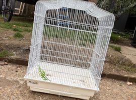 White bird cage