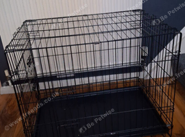 Medium dog cage x2