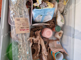 Hamster cage with alot of stuff!