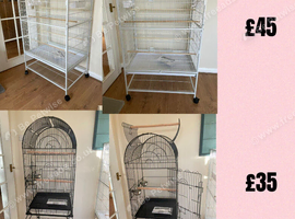 Two brand new cockatiel or parrot cages