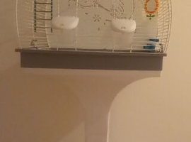 Bird cage and stand