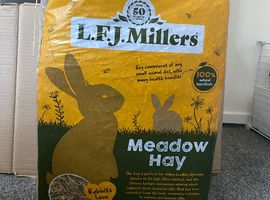 Small pets Guinea pigs rabbit hay bag