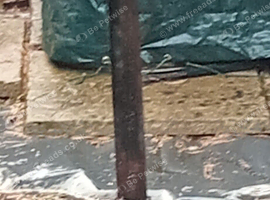Vintage metal bird table