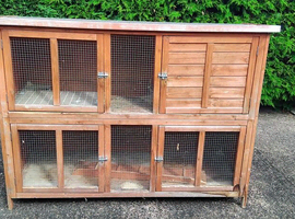 1x brown hutch for sale