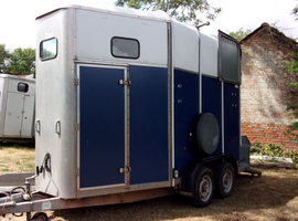 2002 Blue 510 Ifor Williams Two Horse Trailer.