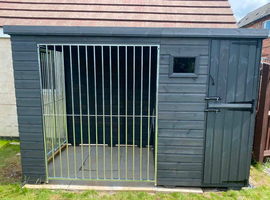 Dog kennel and run