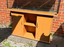 Large fish tank and stand