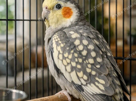 Fully tamed cockatiel