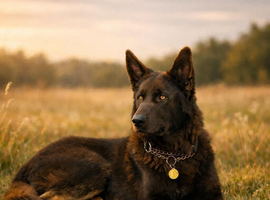 LAST GIRL Chocolate German Shepard