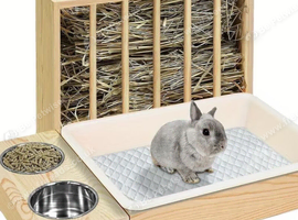 Rabbit/guinea pig  3 in 1 feeding station