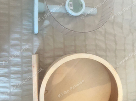 two hamster wheels