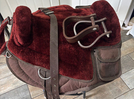 Buck you saddle cloth