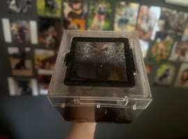 Small plastic cube enclosure