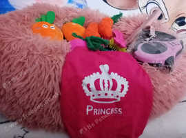Puppy bed with lead and toys brand new