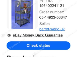New double parrot breeding cage