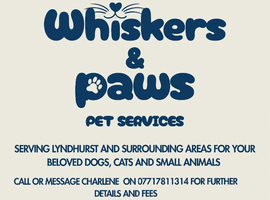 Local dog walker and pet sitter