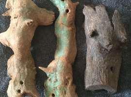 AQUARIUM , BOGWOOD X3 , USED , VGC