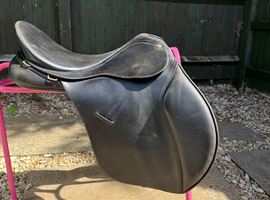 Bates Leather Saddle 17.5